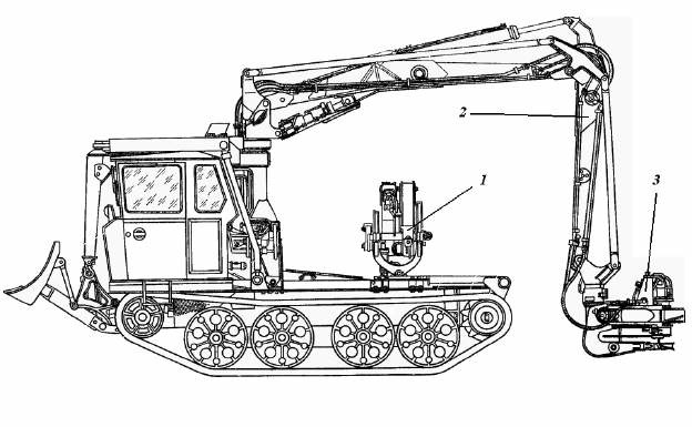 Валочно-трелевочная машина ЛП-17