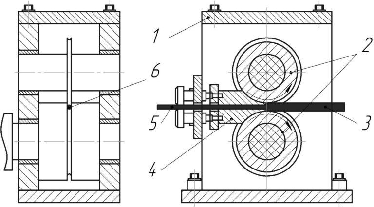 Поперечная прокатка схема