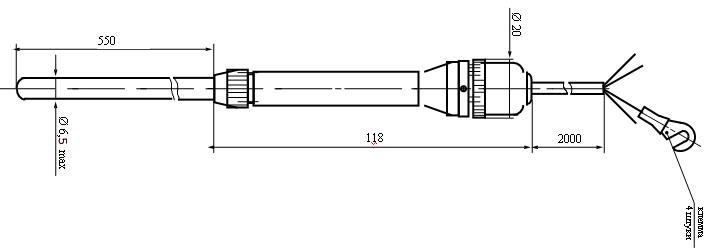 Схема эталонного платинового термометра сопротивления ПТС-10м