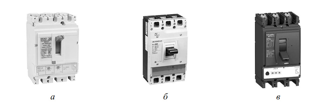 Автоматы OptiMat D, AV POWER и ComPact NSX